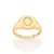 ANEL LETRAS FOLHEADO A OURO COM ZIRCÔNIAS ROMMANEL 512964 I/P - Imagem 7