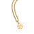 PINGENTE FOLHEADO A OURO TREVO. MED 1,4CM ROMMANEL 542650 - Imagem 2