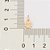 PINGENTE FOLHEADO A OURO TREVO. MED 1,4CM ROMMANEL 542650 - Imagem 3