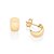 ARGOLA FOLHEADO A OURO ARO LISO. MED 1CM ROMMANEL 527031 - Imagem 2