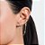 BRINCO COM PIERCING DE PRESSÃO FOLHEADO A OURO LETRAS. MED 9CM ROMMANEL 527032 - Imagem 7