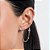 BRINCO COM PIERCING DE PRESSÃO FOLHEADO A OURO LETRAS. MED 9CM ROMMANEL 527032 - Imagem 3