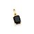 PINGENTE RETANGULAR FOLHEADO A OURO COM CRISTAL COLORIDO. MED 1,5CM ROMMANEL 542635 - Imagem 5