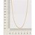 CORRENTE FOLHEADO A OURO ELO BATIDO. MED 50CM ROMMANEL 532420 - Imagem 3