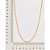 CORRENTE FOLHEADO A OURO ELO BATIDO DIAMANTADO. MED 42CM ROMMANEL 532393 - Imagem 3