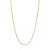 CORRENTE FOLHEADO A OURO ELO BATIDO DIAMANTADO. MED 42CM ROMMANEL 532393 - Imagem 1
