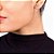 BRINCO FLOR FOLHEADO A OURO COM CRISTAL COLORIDO. MED 1CM ROMMANEL 524901 - Imagem 6