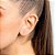 ARGOLA DE CARTILAGEM FOLHEADO A OURO. MED 8MM ROMMANEL 527085 - Imagem 4