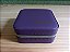 PORTA JÓIAS PEQUENO. MED 10CM X 10CM X 5CM COR ROXO ROMMANEL 980807 - Imagem 2