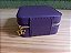 PORTA JÓIAS PEQUENO. MED 10CM X 10CM X 5CM COR ROXO ROMMANEL 980807 - Imagem 4
