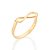 ANEL SKINNY FOLHEADO A OURO INFINITO ROMMANEL 513303 - Imagem 2
