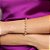 PULSEIRA FOLHEADO A OURO COM ZIRCÔNIAS. MED 17CM ROMMANEL 552065 - Imagem 3