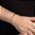 BRACELETE UNISSEX FOLHEADO A OURO ARO TORCIDO. MED 7,3CM ROMMANEL 552054 - Imagem 3