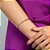 BRACELETE UNISSEX FOLHEADO A OURO ARO TORCIDO. MED 7,3CM ROMMANEL 552054 - Imagem 4