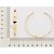 BRACELETE LOVE FOLHEADO A OURO. MED 6,2CM ROMMANEL 552044 - Imagem 2