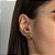 BRINCO EAR HOOK FOLHEADO A OURO ARO TRIPLO. MED 2,5CM ROMMANEL 527055 - Imagem 4