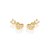 BRINCO CORAÇÃO FOLHEADO A OURO COM ZIRCÔNIAS. MED 1,2CM ROMMANEL 527063 - Imagem 1
