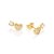 BRINCO CORAÇÃO FOLHEADO A OURO COM ZIRCÔNIAS. MED 1,2CM ROMMANEL 527063 - Imagem 2