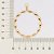 MAXI BRINCO FOLHEADO A OURO FORMATO CÍRCULO. MED 6CM ROMMANEL 527066 - Imagem 3