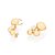 EAR CUFF FOLHEADO A OURO COM ZIRCÔNIAS. MED 2,8CM ROMMANEL 527078 - Imagem 1