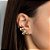 EAR CUFF FOLHEADO A OURO COM ZIRCÔNIAS. MED 2,8CM ROMMANEL 527078 - Imagem 4