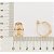 ARGOLA FOLHEADO A OURO FIOS LISOS. MED 1,3CM ROMMANEL 527079 - Imagem 3