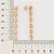 BRINCO FOLHEADO A OURO CÍRCULOS COM ZIRCÔNIAS PENDURADAS. MED 5,5CM ROMMANEL 527042 - Imagem 3
