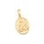 PINGENTE MEDALHA FOLHEADO A OURO SANTA LUZIA. MED 2,8CM ROMMANEL 542668 - Imagem 1