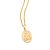 PINGENTE MEDALHA FOLHEADO A OURO SANTA LUZIA. MED 2,8CM ROMMANEL 542668 - Imagem 2
