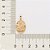 PINGENTE MEDALHA FOLHEADO A OURO SANTA LUZIA. MED 2,8CM ROMMANEL 542668 - Imagem 3