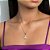 PINGENTE MEDALHA FOLHEADO A OURO SANTA LUZIA. MED 2,8CM ROMMANEL 542668 - Imagem 4