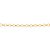 GARGANTILHA FOLHEADO A OURO CORAÇÕES. MED 42CM ROMMANEL 532413 - Imagem 2