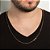CORDÃO UNISSEX FOLHEADO A OURO ELO CADEADO OVAL. MED 70CM ROMMANEL 532387 - Imagem 5
