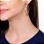 ARGOLA ARO FINO FOLHEADO A OURO. MED 5CM ROMMANEL 522014 - Imagem 4