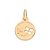 PINGENTE FOLHEADO A OURO VOO DA BORBOLETA COM LETRA. MED 1,6CM ROMMANEL 542675 - Imagem 1