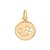 PINGENTE FOLHEADO A OURO VOO DA BORBOLETA COM LETRA. MED 1,6CM ROMMANEL 542675 - Imagem 3