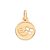PINGENTE FOLHEADO A OURO VOO DA BORBOLETA COM LETRA. MED 1,6CM ROMMANEL 542675 - Imagem 5