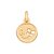 PINGENTE FOLHEADO A OURO VOO DA BORBOLETA COM LETRA. MED 1,6CM ROMMANEL 542675 - Imagem 7