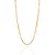 CORRENTE FOLHEADO A OURO FIO GRUMET TORCIDO. MED 42CM ROMMANEL 530694 - Imagem 1