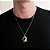 PINGENTE MASCULINO FOLHEADO A OURO CABEÇA DE CAVALO. MED 4CM ROMMANEL 542685 - Imagem 4