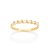 ANEL FOLHEADO A OURO COM ZIRCÔNIAS NAVETE ROMMANEL 513330 - Imagem 1