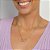 GARGANTILHA FOLHEADO A OURO AMOR CONECTADO MENINO COM CABELO AFRO. MED 50CM ROMMANEL 532434 - Imagem 4