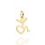 PINGENTE FOLHEADO A OURO AMOR ESPECIAL. MED 2,3CM ROMMANEL 542693 - Imagem 1