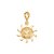 PINGENTE FOLHEADO A OURO FORMATO SOL. MED 1,6CM ROMMANEL 540481 - Imagem 1