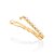 PRESILHA DE CABELO FOLHEADO A OURO COM ZIRCÔNIAS. MED 3,4CM ROMMANEL 532439 - Imagem 2