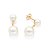 BRINCO FOLHEADO A OURO COM PÉROLAS. MED 2,3CM ROMMANEL 527133 - Imagem 2