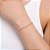 BRACELETE FOLHEADO A OURO COM ZIRCÔNIAS. MED 6CM ROMMANEL 552074 - Imagem 3