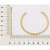 BRACELETE FOLHEADO A OURO COM ZIRCÔNIAS. MED 6CM ROMMANEL 552074 - Imagem 2