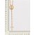 COLAR TERÇO FOLHEADO A OURO NOSSA SENHORA APARECIDA COM ZIRCÔNIAS. MED 60CM ROMMANEL 532440 - Imagem 2
