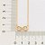 GARGANTILHA FOLHEADO A OURO INFINITO COM ZIRCÔNIAS. MED 50CM ROMMANEL 532446 - Imagem 2